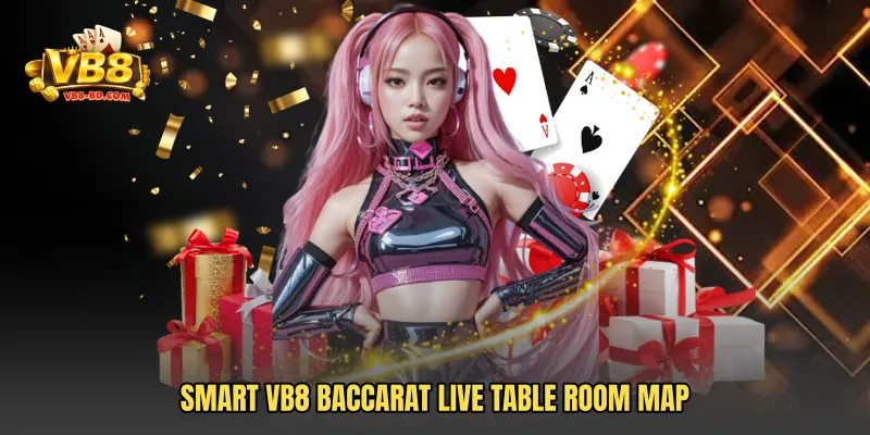 Smart VB8 Baccarat Live Table room map